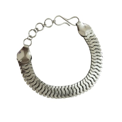 Snake Design Silver Bracelet